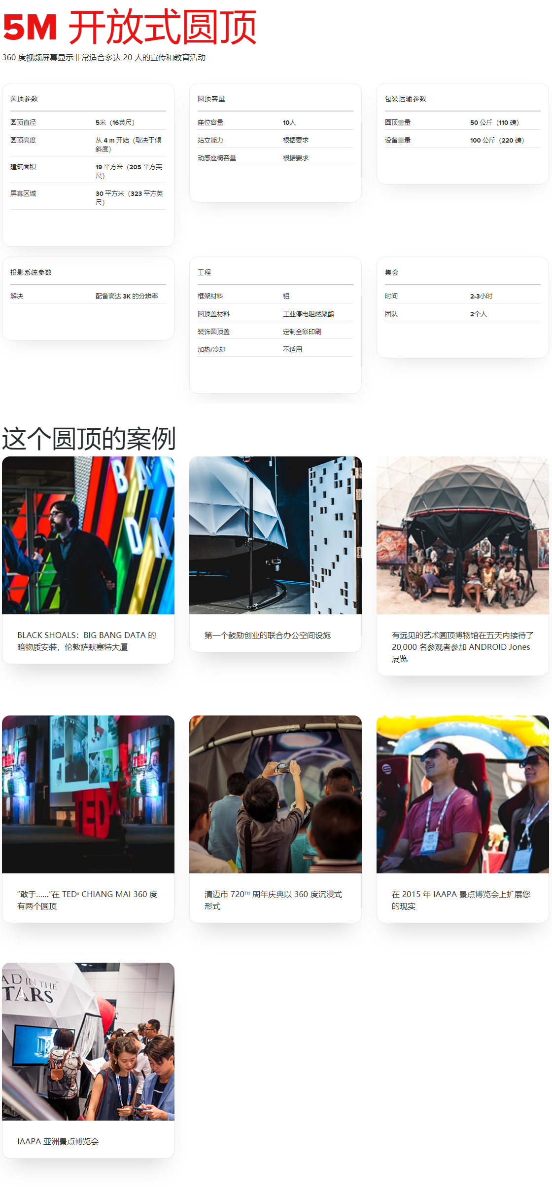 5M 开放式圆顶 _ 球幕专业版